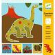 USTVARJALNI SET - 5 ŠABLON DINOZAVRI DJECO