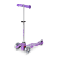 SKIRO MINI DELUX GLITTER LED VIJOLIČNA